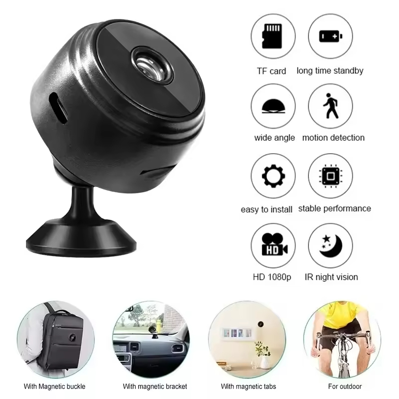 Home Cinema Hd - Câmera de Segurança A9 Mini WiFi