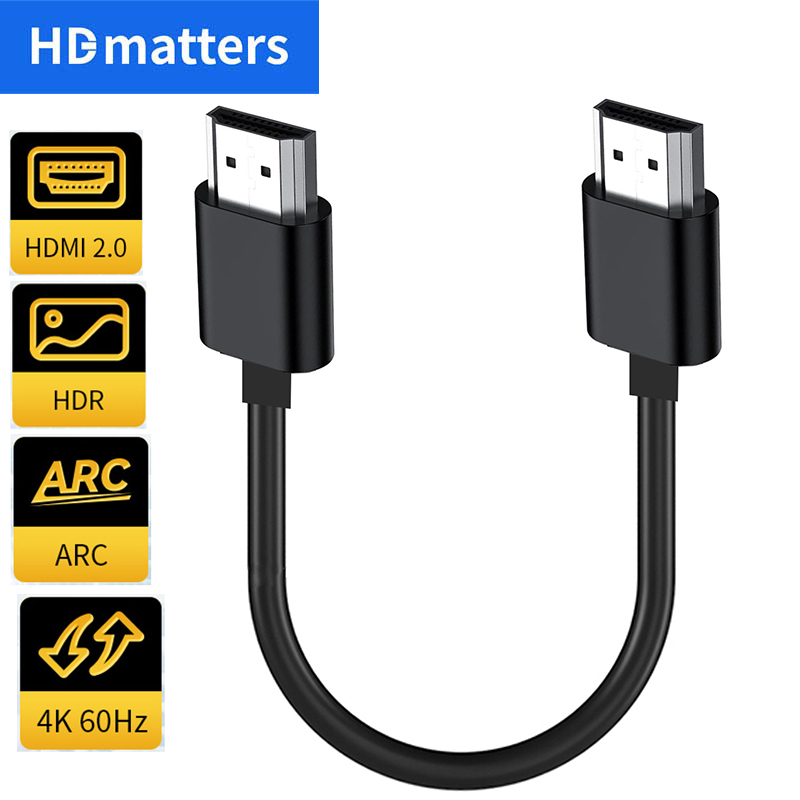 Home Cinema Apple - Cabo HDMI 2.0 ultracurto 4K 60Hz