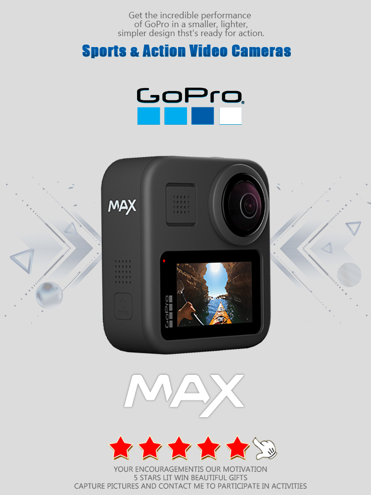 Home Cinema Hd - Câmera de Ação GoPro MAX 360
