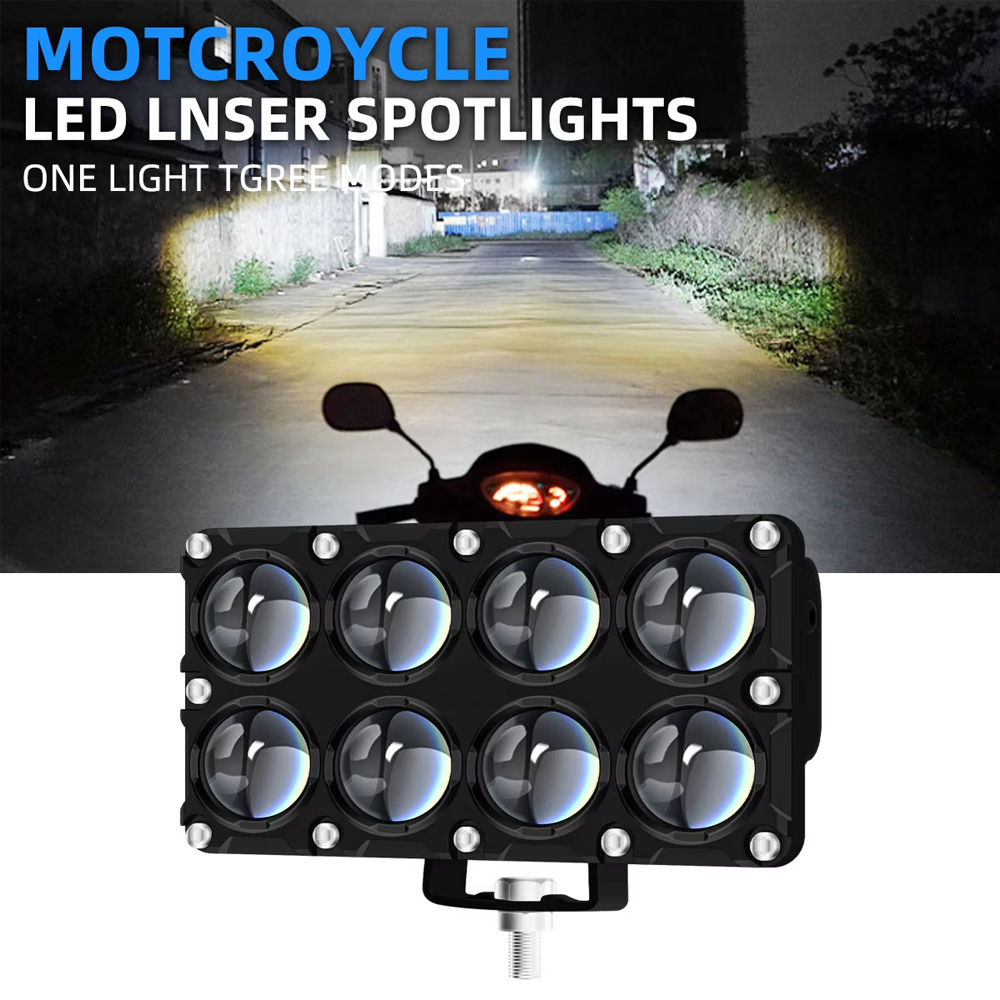 Projector Lamp Replacement - Luzes Auxiliares de Moto 6/8/10 Lentes,