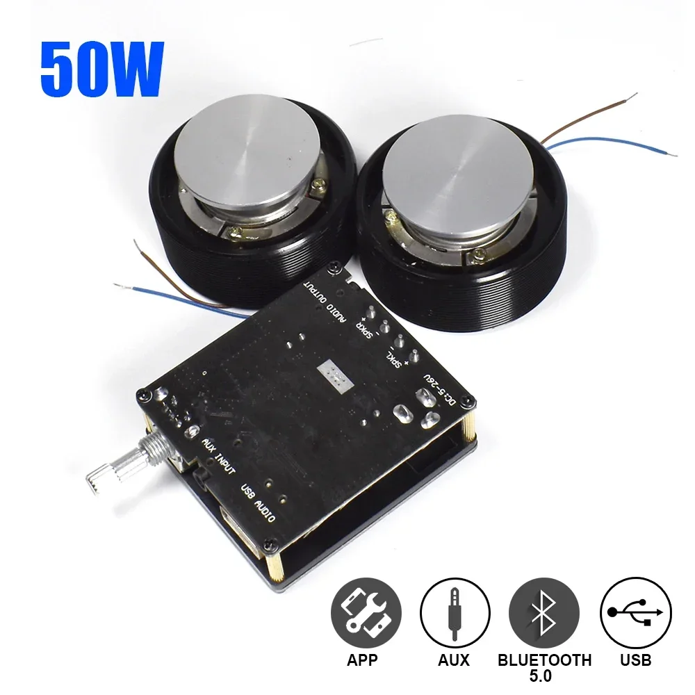 Home Cinema Equipment - 1 conjunto 50w 2.0 alto-falante de