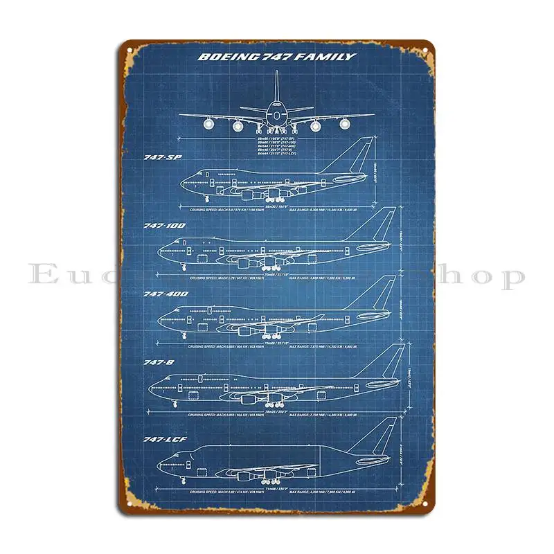 Home Cinema Wall Lights - Boeing 747 família plan luz azul