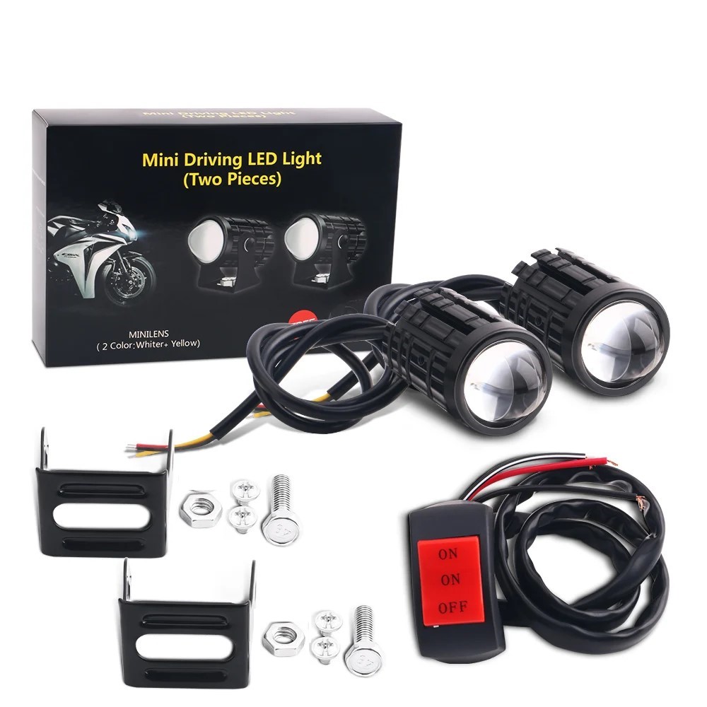 Projector Lamp Replacement - Farol LED Universal para Motocicleta com