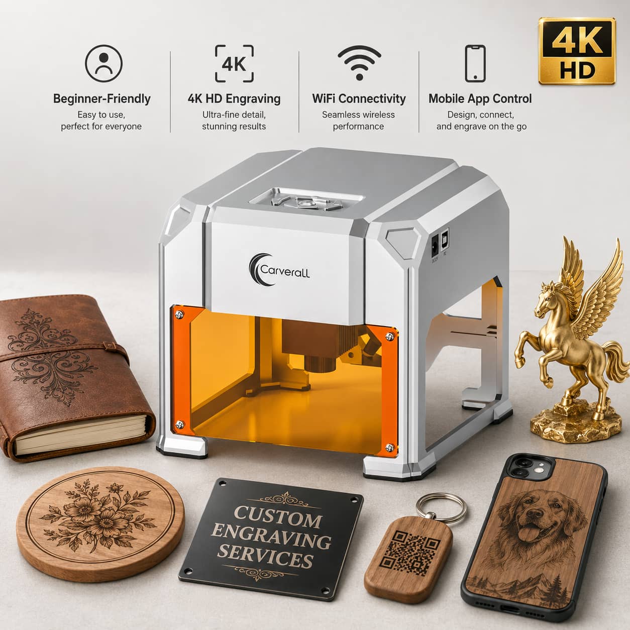 Home Cinema Hd - Máquina de Gravação a Laser Carverall,