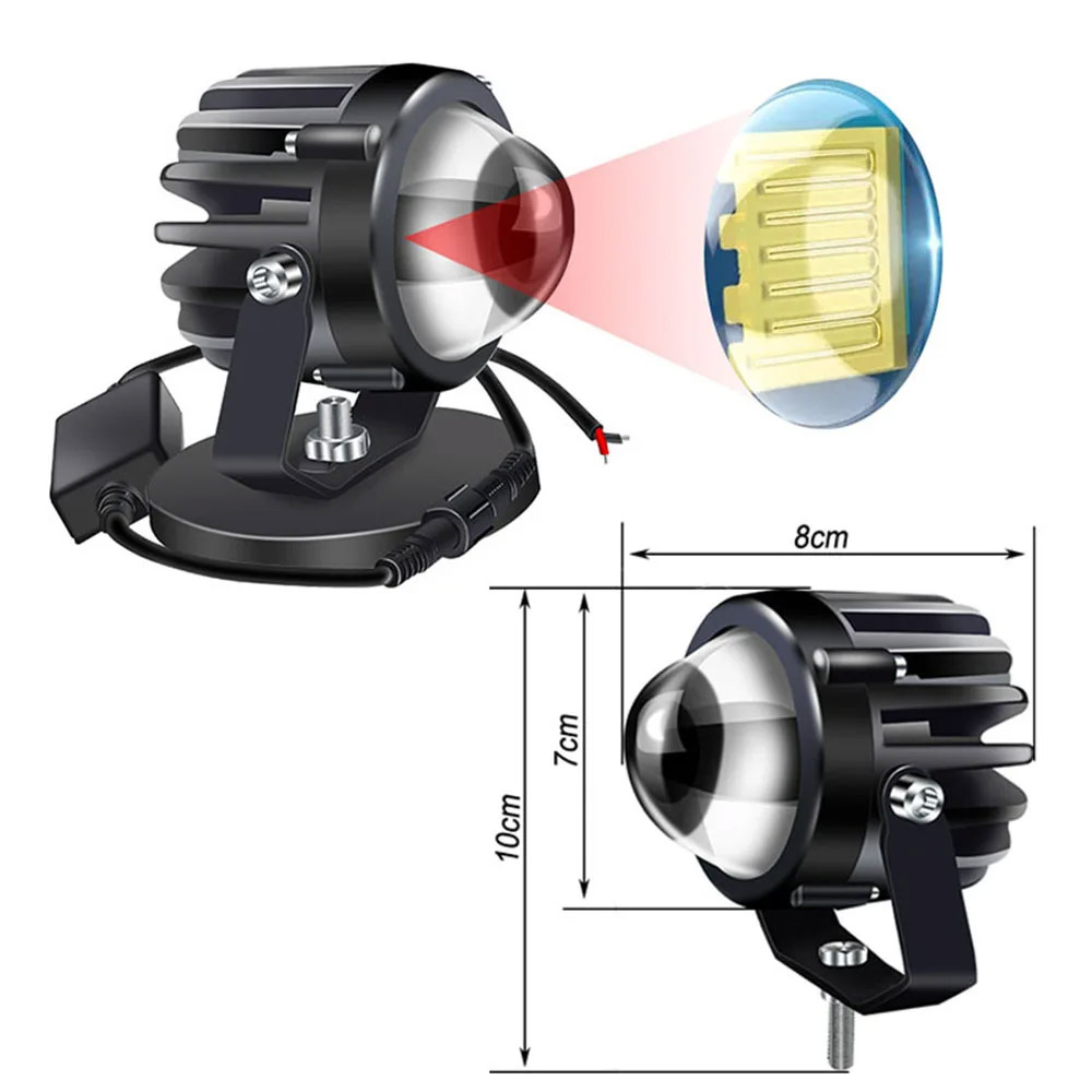 Projetor de motocicleta luz la - Projector Lamp Replacement avaliação e preço