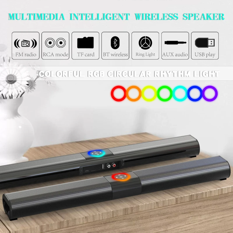 Caixa de Som Bluetooth Sem Fio - Home Cinema Wall Lights avaliação e preço