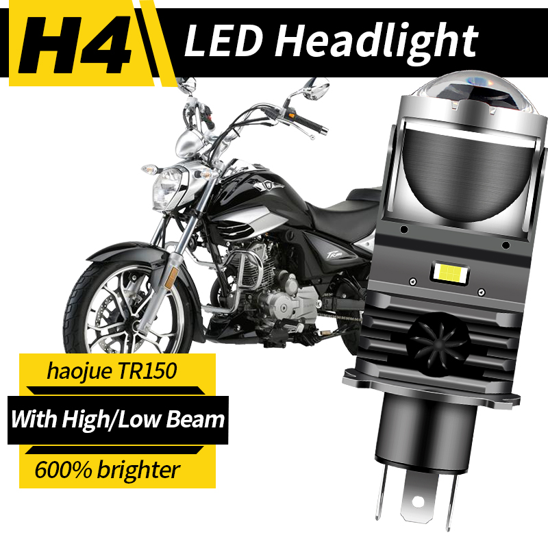 1pc h4 led projetor farol da m - Projector Lamp Replacement avaliação e preço