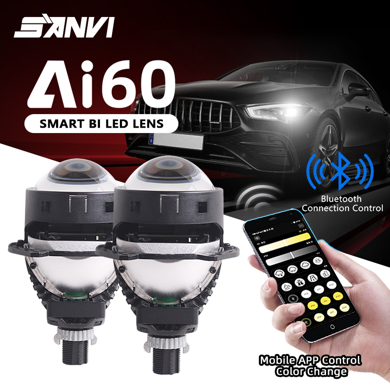 Novo sanvi ai60 carro bi led l - Projector Lamp Replacement avaliação e preço