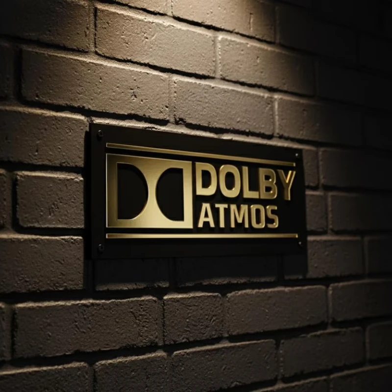 Letreiro Dolby Atmos: Decoraçã - Home Cinema Wall Lights avaliação e preço