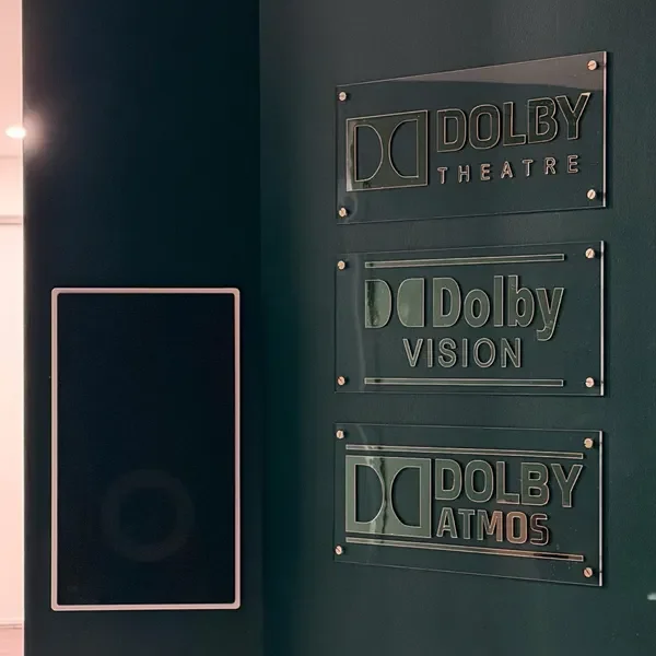 Letreiro Dolby Atmos: Decoraçã - Home Cinema Wall Lights avaliação e preço