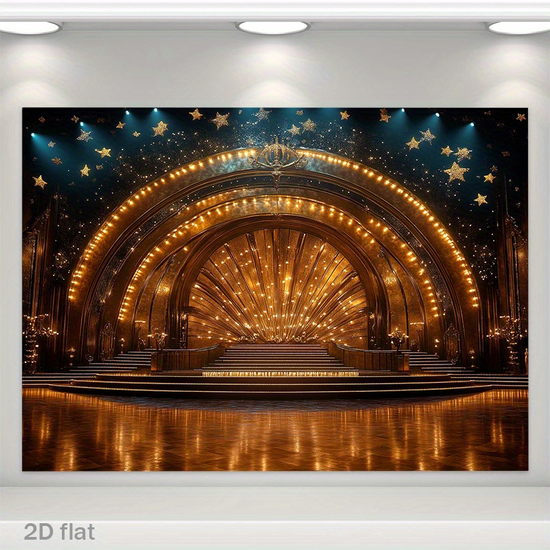Luzes de Arco Douradas de Luxo - Home Cinema Wall Lights avaliação e preço