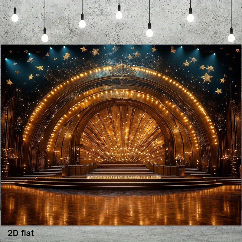 Luzes de Arco Douradas de Luxo - Home Cinema Wall Lights avaliação e preço
