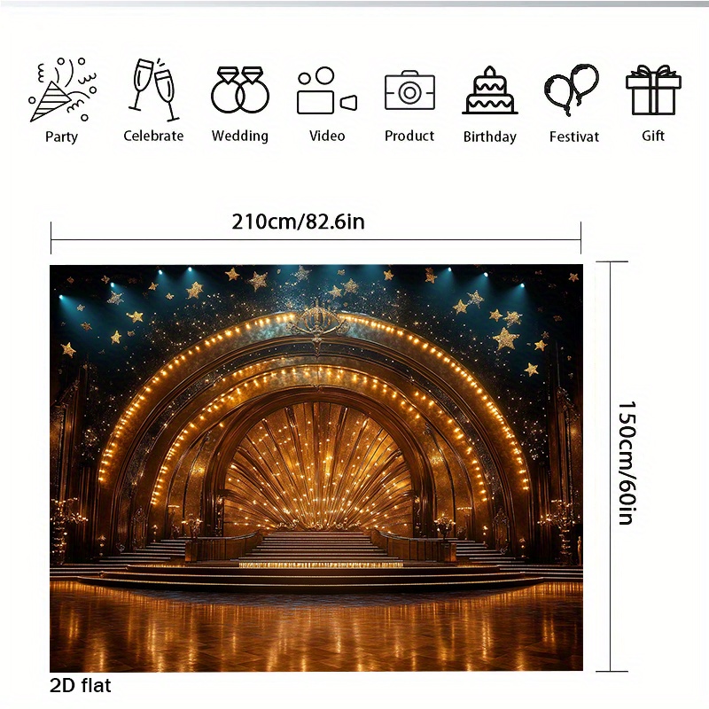 Luzes de Arco Douradas de Luxo - Home Cinema Wall Lights avaliação e preço