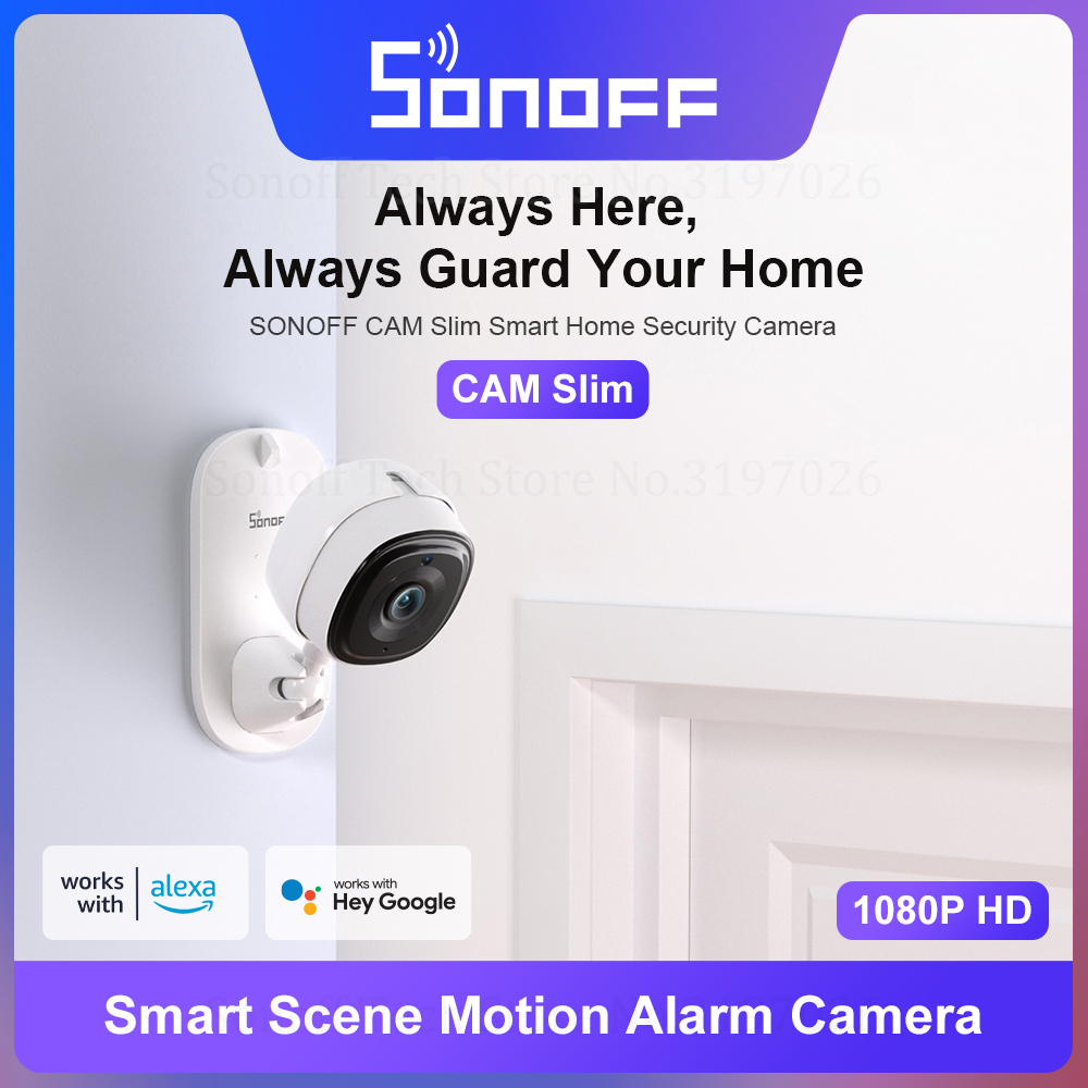 Sonoff 1080p hd wi-fi iot câme - Home Cinema Hd avaliação e preço