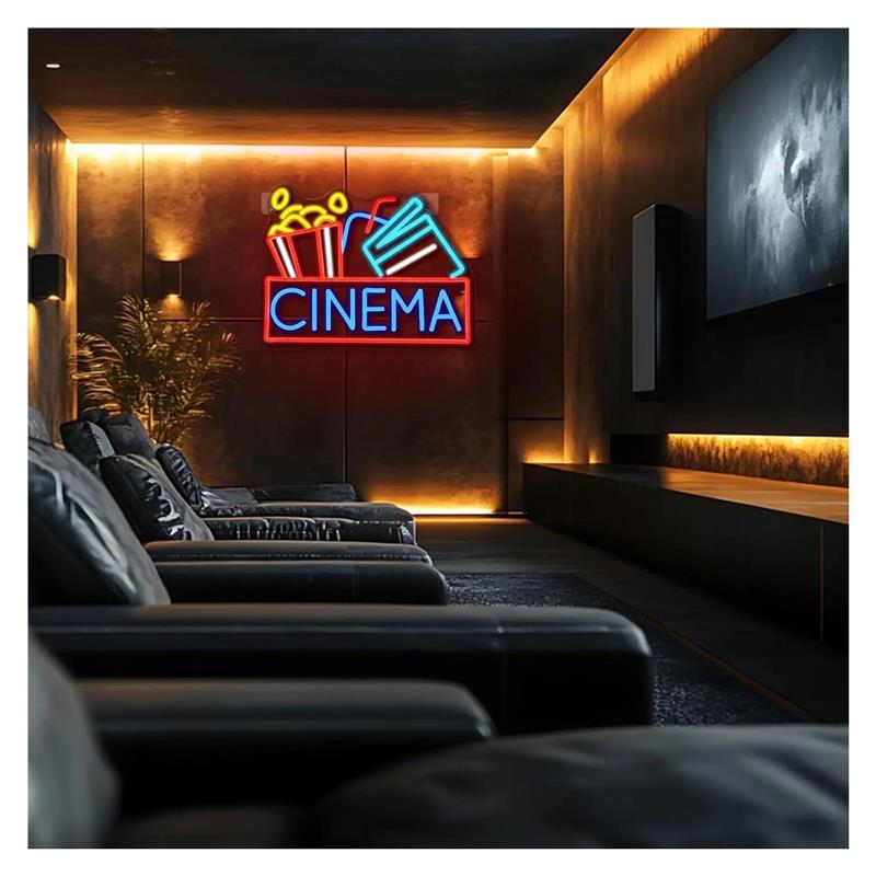 Letreiro de néon para cinema,  - Home Cinema Wall Lights avaliação e preço