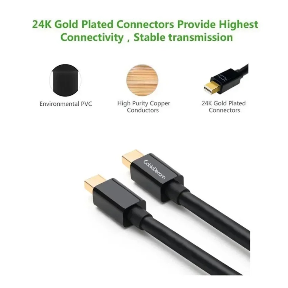 Cabo Mini DisplayPort Masculin - Home Cinema Apple avaliação e preço
