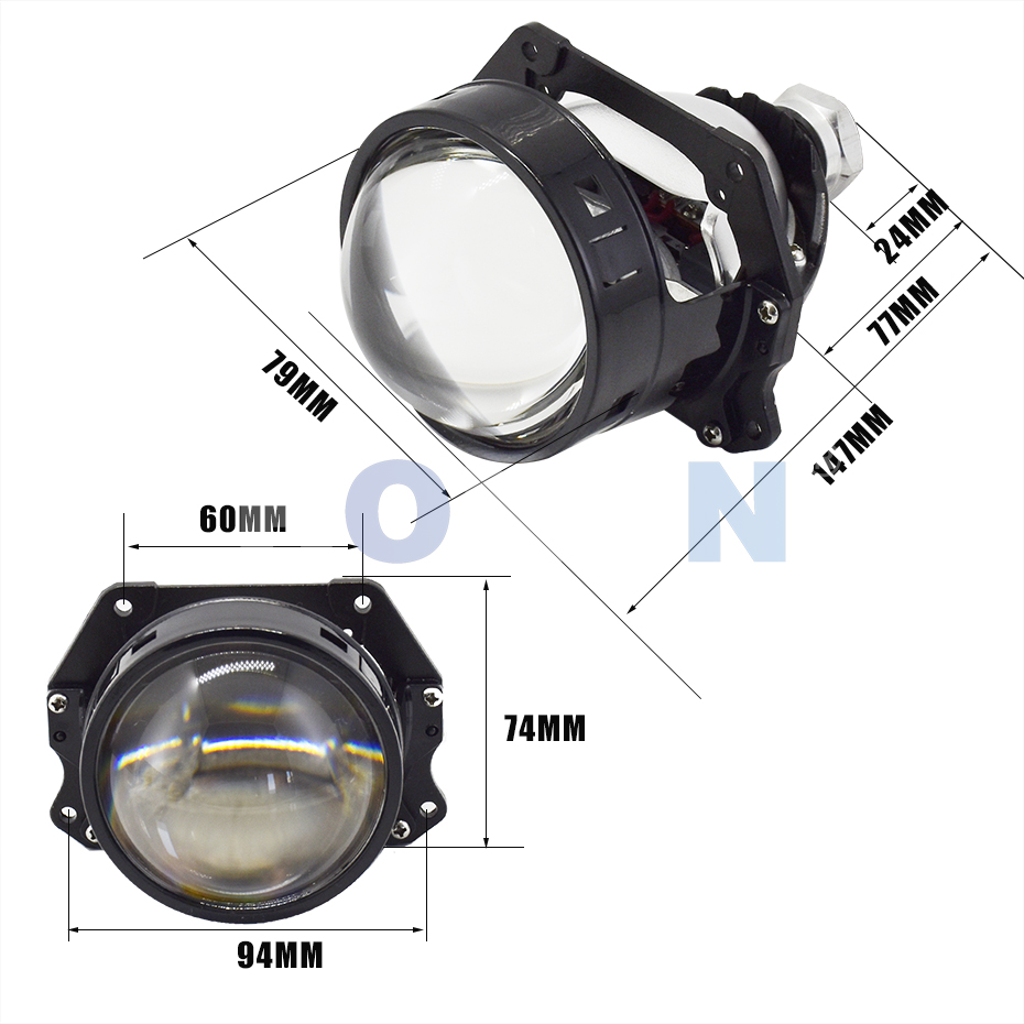 Ronan 40w 3 polegada bi-led le - Projector Lamp Replacement avaliação e preço