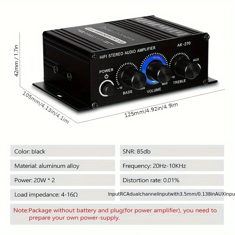 Amplificador de Potência Mini  - Genius Home Cinema avaliação e preço