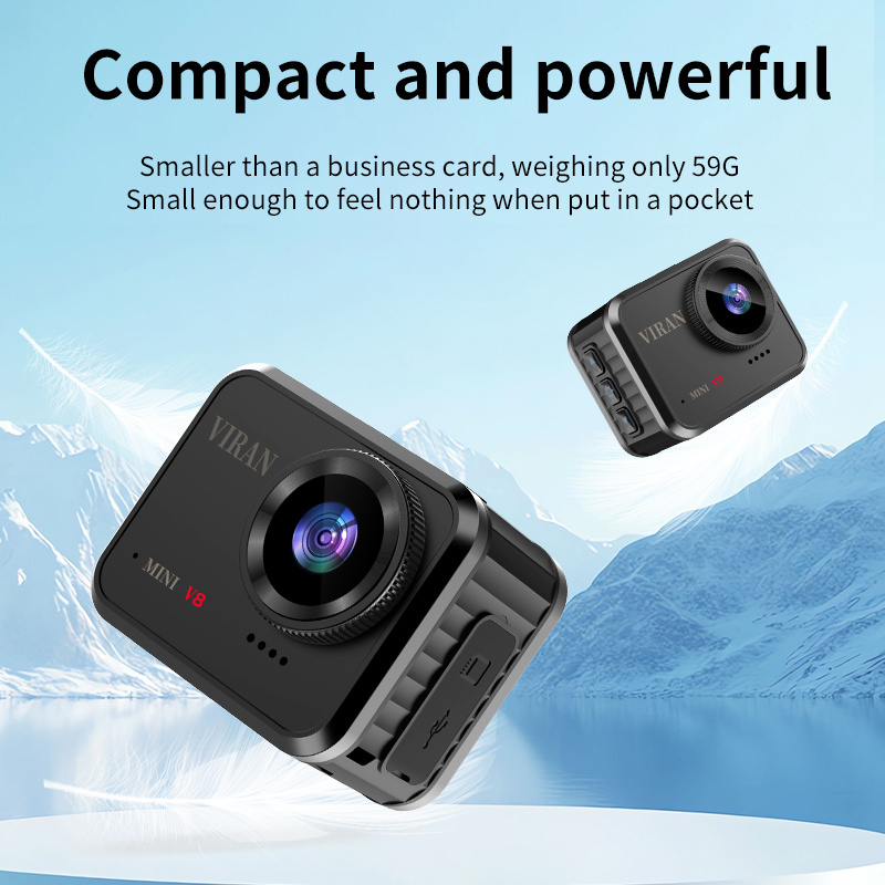 Mini câmera de ação 4K Ultra H - Home Cinema Hd avaliação e preço